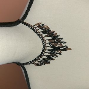 Handmade gerdan leafy necklace